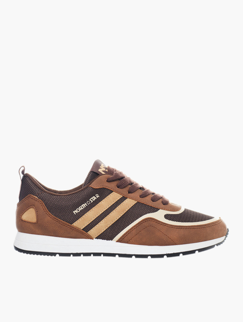 MyRunway | Shop North Star Brown Soul Lace-up Sneakers for Men
